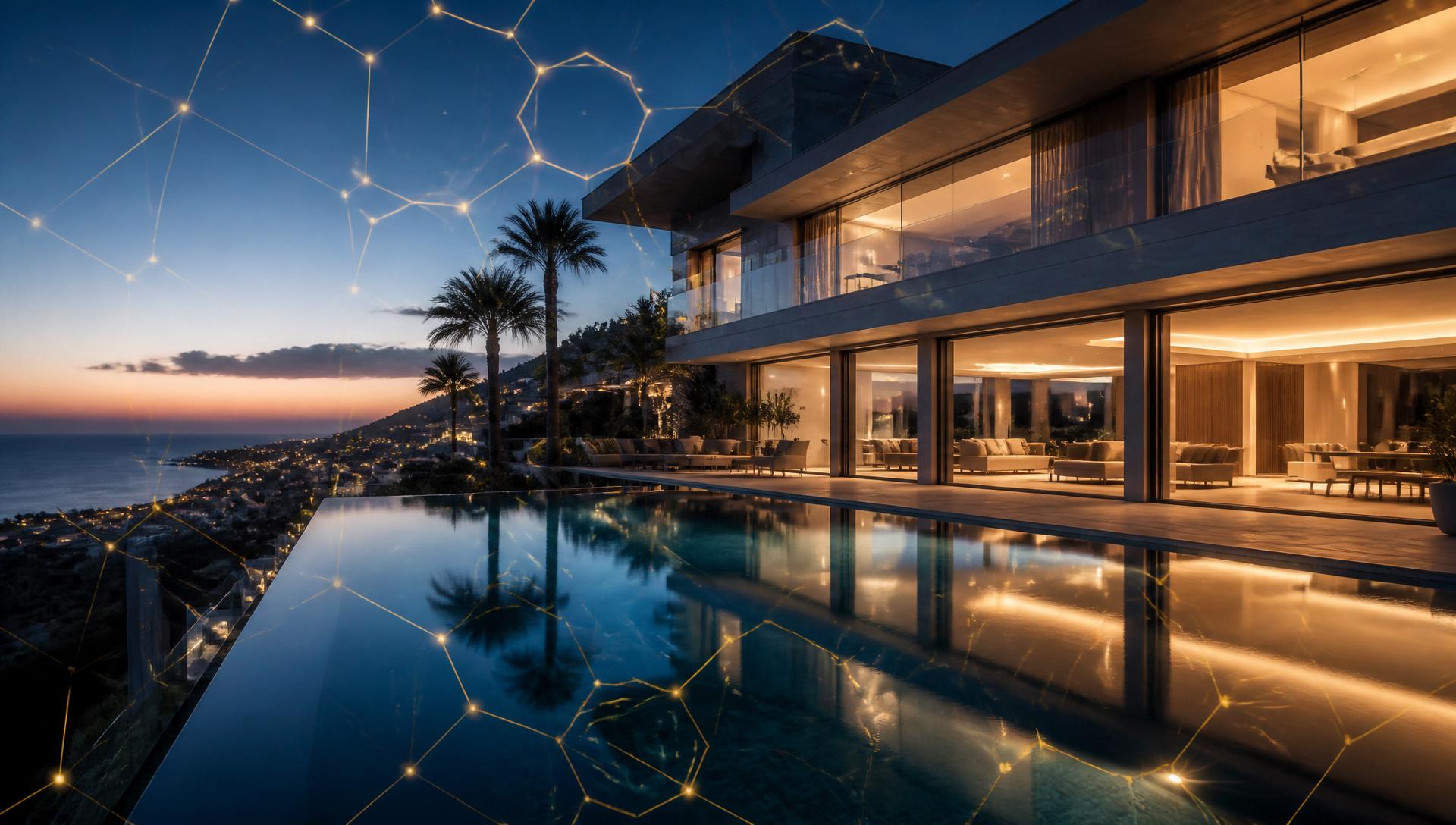 Costa del Sol luxury property transaction handled with a MiCA-compliant crypto payment process