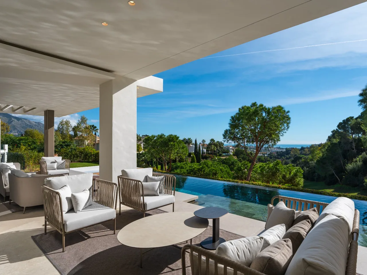 El Madroñal gated estate with Mediterranean villa nestled in pine forest above Benahavís