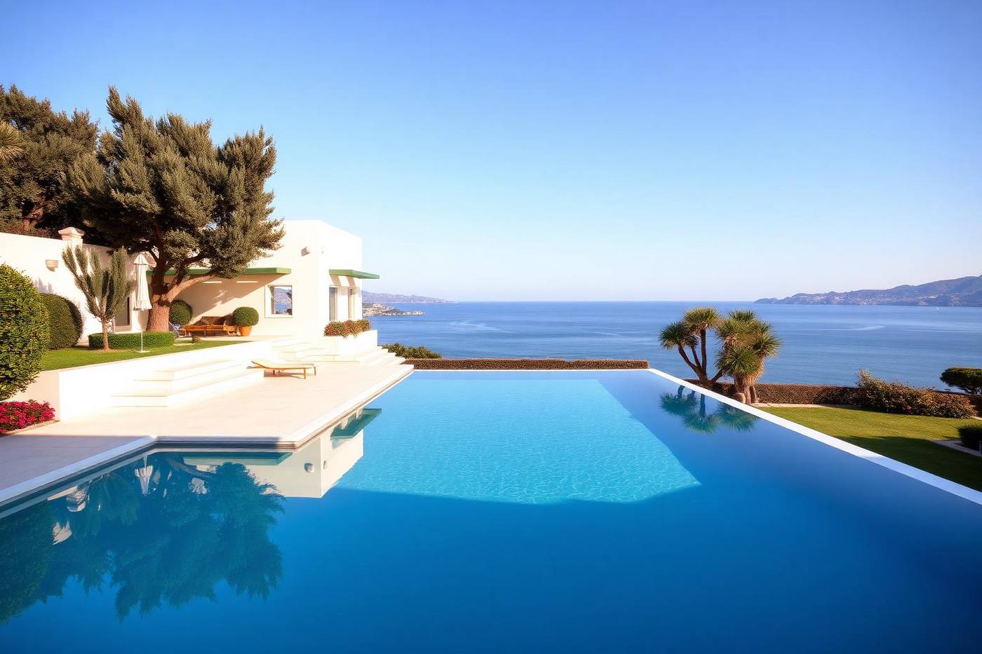 willa premium (Costa del Sol) vs osiedle wakacyjne (Costa Blanca), wyraźnie oznaczona jako ilustracyjna